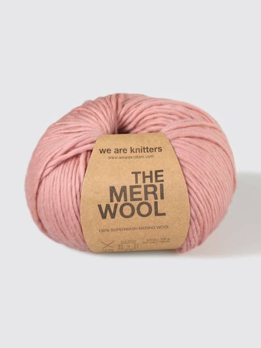 Meriwool 100% Merino Wool Superwash Dusty Pink for wholesale by We Are Knitters US