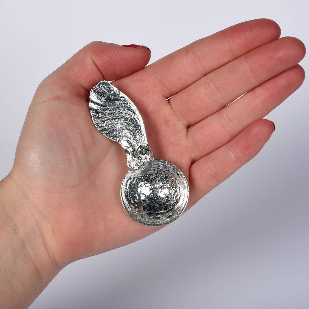 Glover & Smith – Großhandel Kochlöffel – Kleiner Zuckerlöffel aus Zinn mit Bergahornsamen3