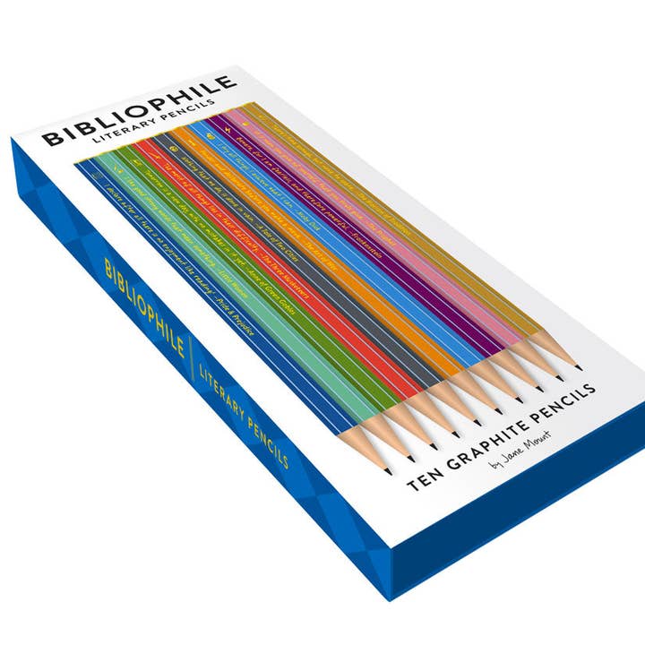 Chronicle Books - Wholesale Pencil - Bibliophile Literary Pencils0