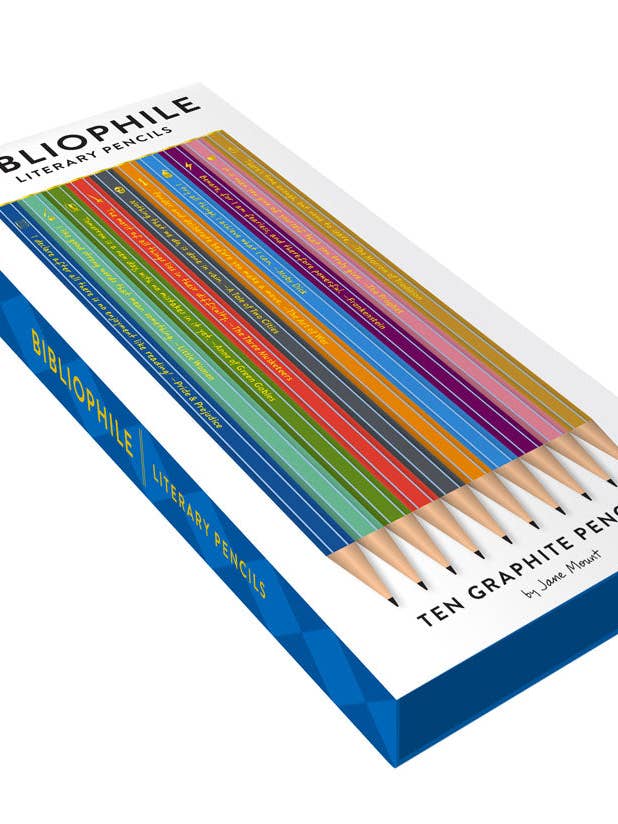 Bibliophile Literary Pencils for wholesale by Chronicle Books