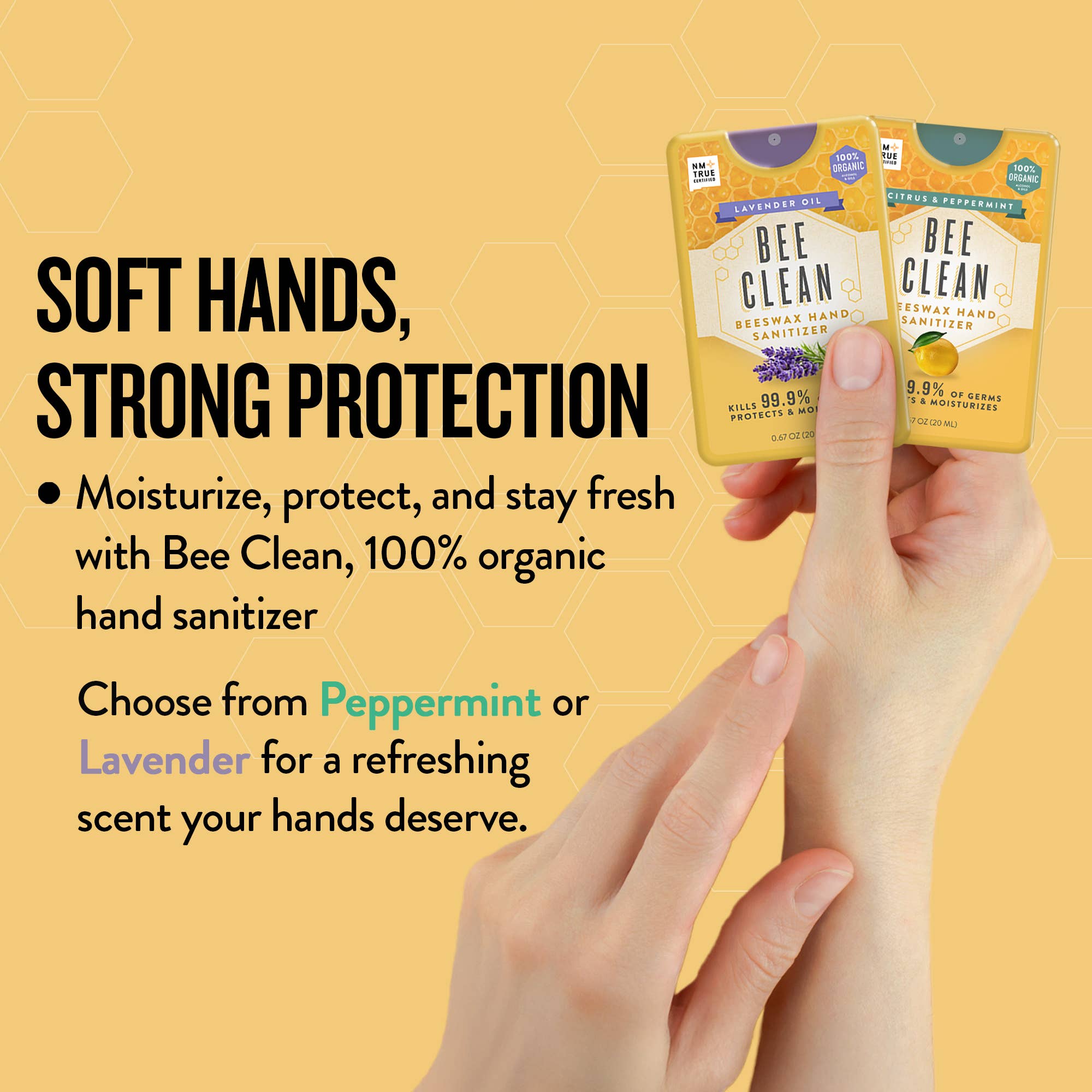 Bee Clean – Engroshandel Hånddesinfektionsmiddel – Bee Clean Økologisk Bivoks Håndrensemiddel - 12 stk11