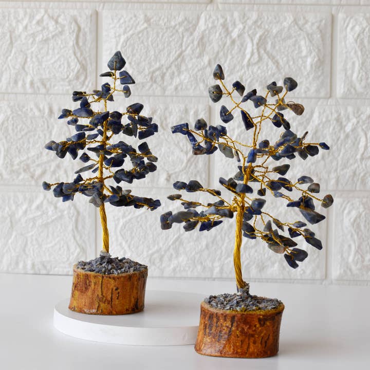 Soothing Crystals - Wholesale Spiritual stone/crystal - 100 Chips Gemstone Tree | Sodalite | Feng Shui Tree5