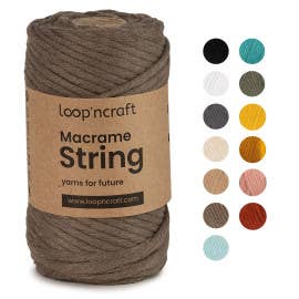 Loop'ncraft – wholesale Craft supplies – Macrame String 5mm - 330g9