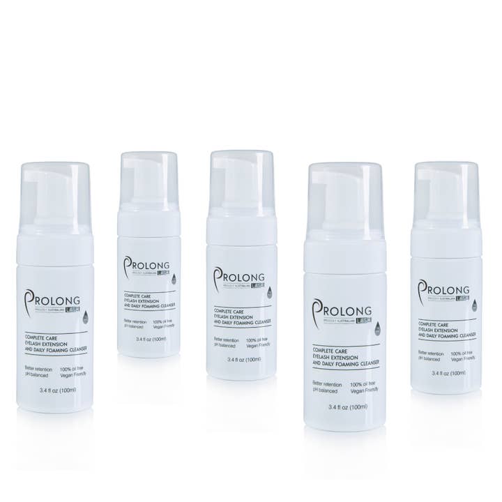BUY BULK & SAVE - EYELASH EXTENSION CLEANSER FOAMING PUMP 100ml for wholesale by Prolong Lash