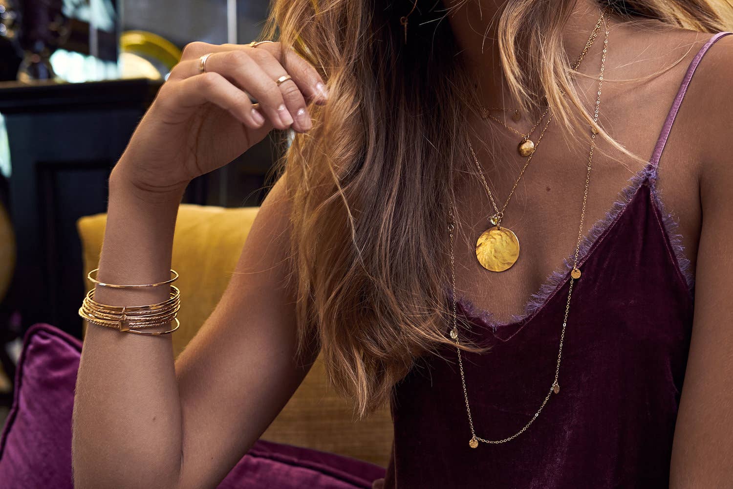 Kenda Kist Jewelry - Wholesale Pendant/Charm Necklace - Talia Single Disc Necklace4