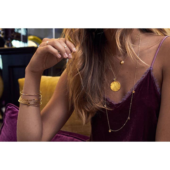 Kenda Kist Jewelry - Wholesale Pendant/Charm Necklace - Talia Single Disc Necklace4