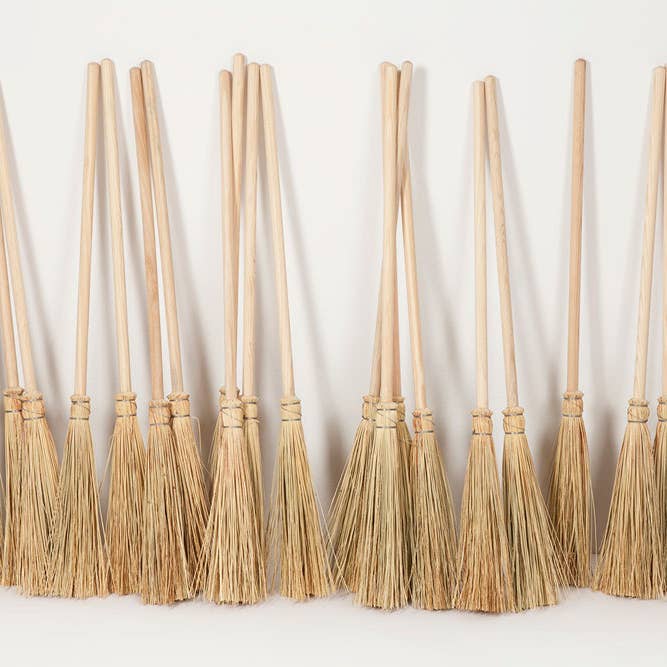 Fantasy Decorative Halloween and Carnival Broom 43" - 110 cm for wholesale by MENDI