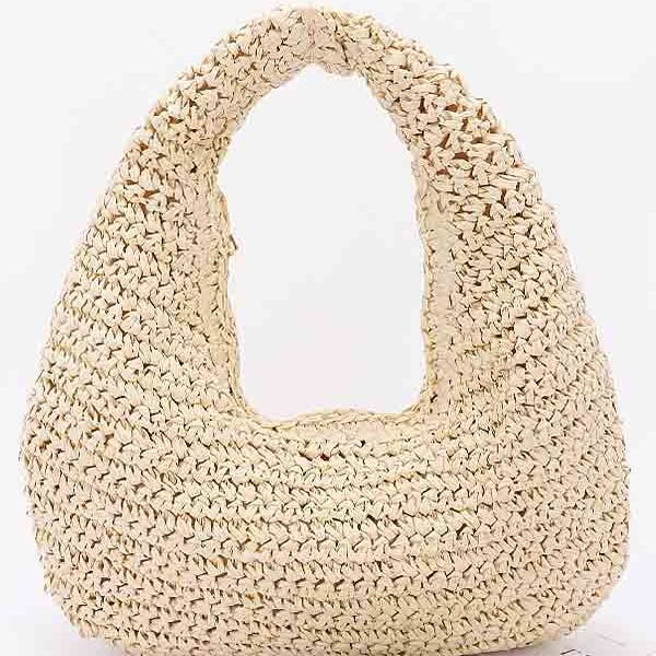 Handwoven Straw Hobo Bag HPC6504
for wholesale by Oblige by G