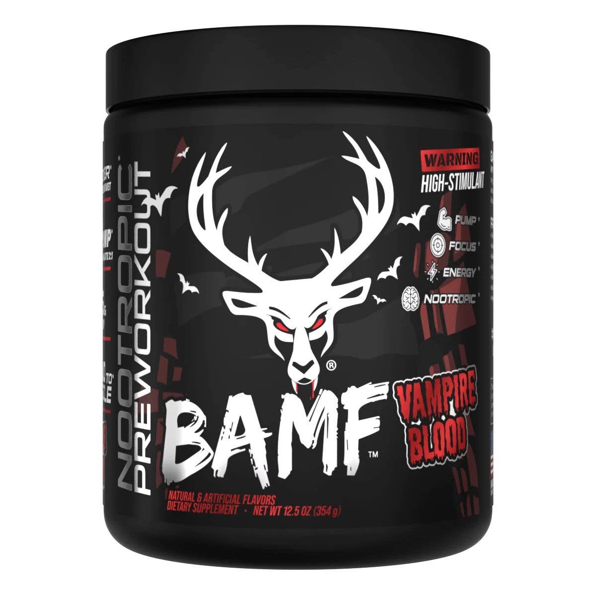 Campus Protein - Wholesale Protein/Superfood Powder - Bucked Up BAMF Pre Workout2