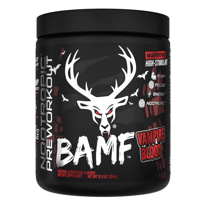 Campus Protein - Wholesale Protein/Superfood Powder - Bucked Up BAMF Pre Workout2