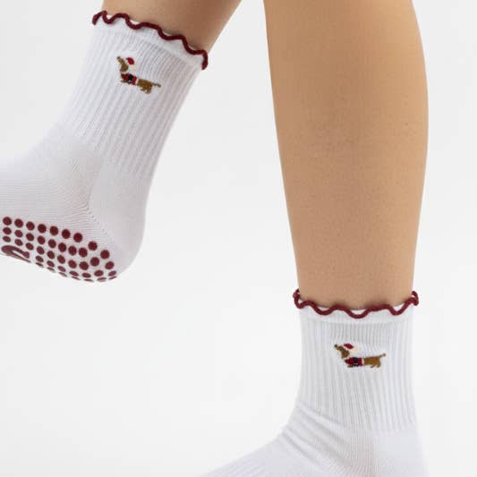 Chaussette de préhension pour chiot de vacances pour la vente par Souls.