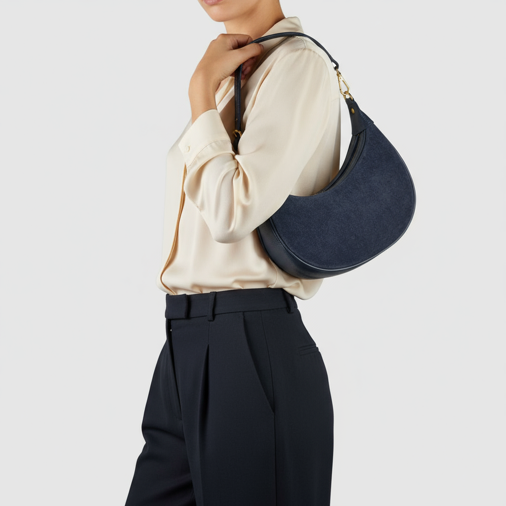 TAKEASY - Vente Sac porté épaule – femme - Sac à bandoulière en cuir suédé56