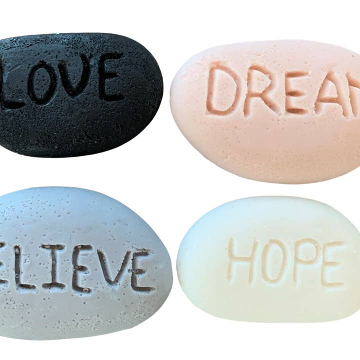 Plunk Soap and Candle Company - Wholesale Bar Soap - Rock Soap with sayings