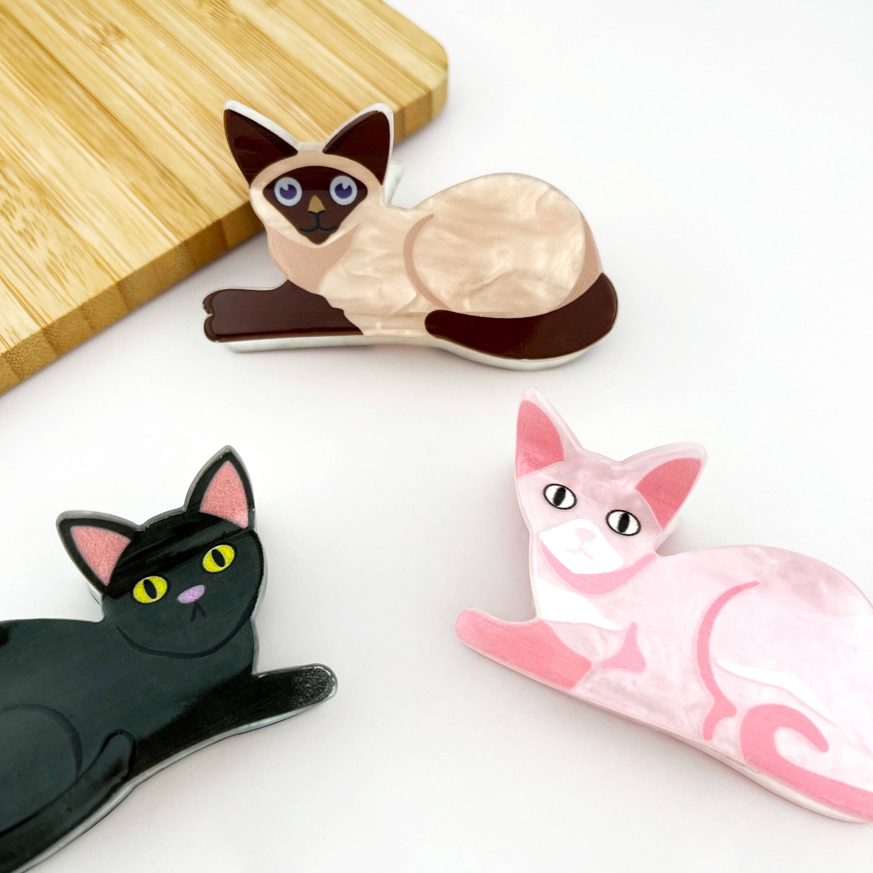 TheDivaSoap - Wholesale Hair Clip - Women's - Cute Cat Claw Clip, Animal Hair Clip11