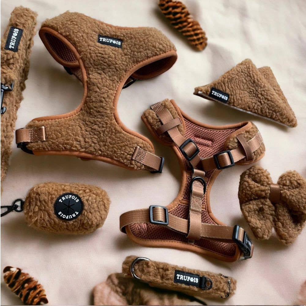Trufois - Vendita all'ingrosso Pettorina - Cani - Imbracatura Teddy Lite - Cioccolato1