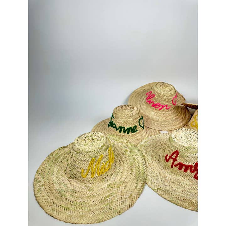 Mikwi - Vendita all'ingrosso Cappello di paglia - Donna - Cappello di paglia personalizzato - CAPPELLO DECORATIVO IN PAGLIA - Cappello marocchino