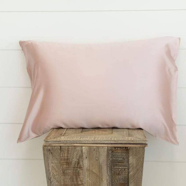 King Silk Pillowcase - Blush for wholesale by The Silk Treatment