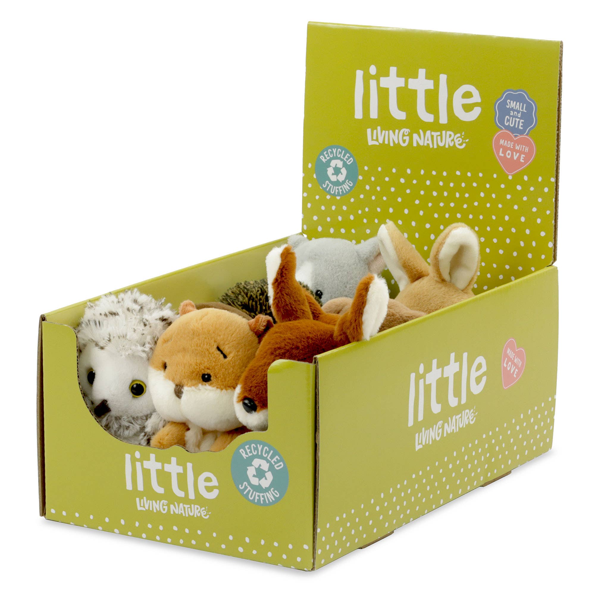 Keycraft - Vente Peluche – enfant et bébé - Petits Peluches Animaux de la Forêt Nature Vivante1