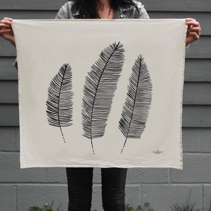 Pintail | Organic Cotton Tea Towel for wholesale by Little Korboose