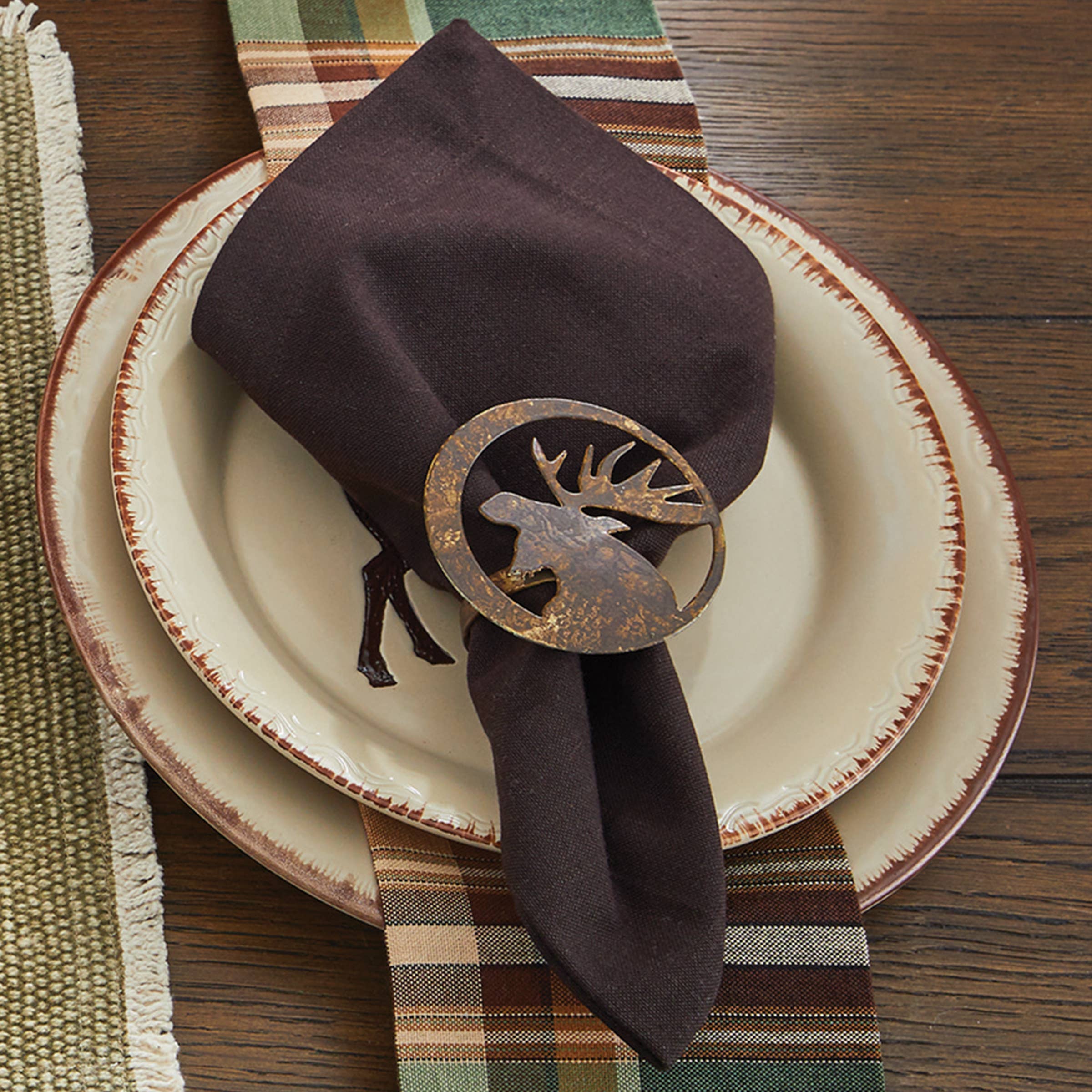 Park Designs - Wholesale Dinner & Cloth Napkin - Moose Antlers Napkin0