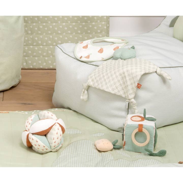 Sauthon - Wholesale Security/Cuddle Blanket - Baby - BOTANICA APPLE HANDKERCHIEF COMFORTER4