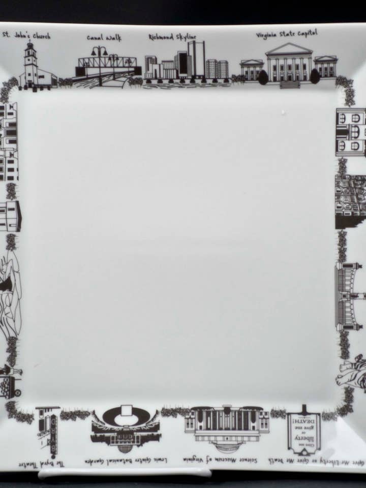 Richmond Large Square Platter for wholesale by The Dish