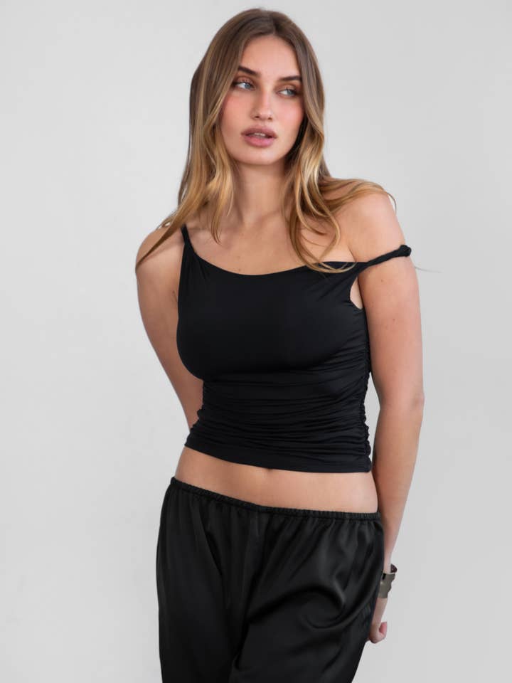 LIAH Asymmetrical Sleeveless Top for wholesale by TICTOC