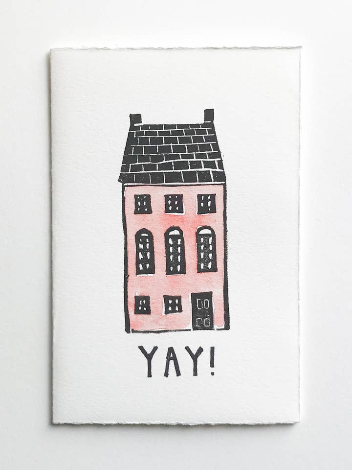 Yay! Housewarming Card for wholesale by Kelsi Cross Studios
