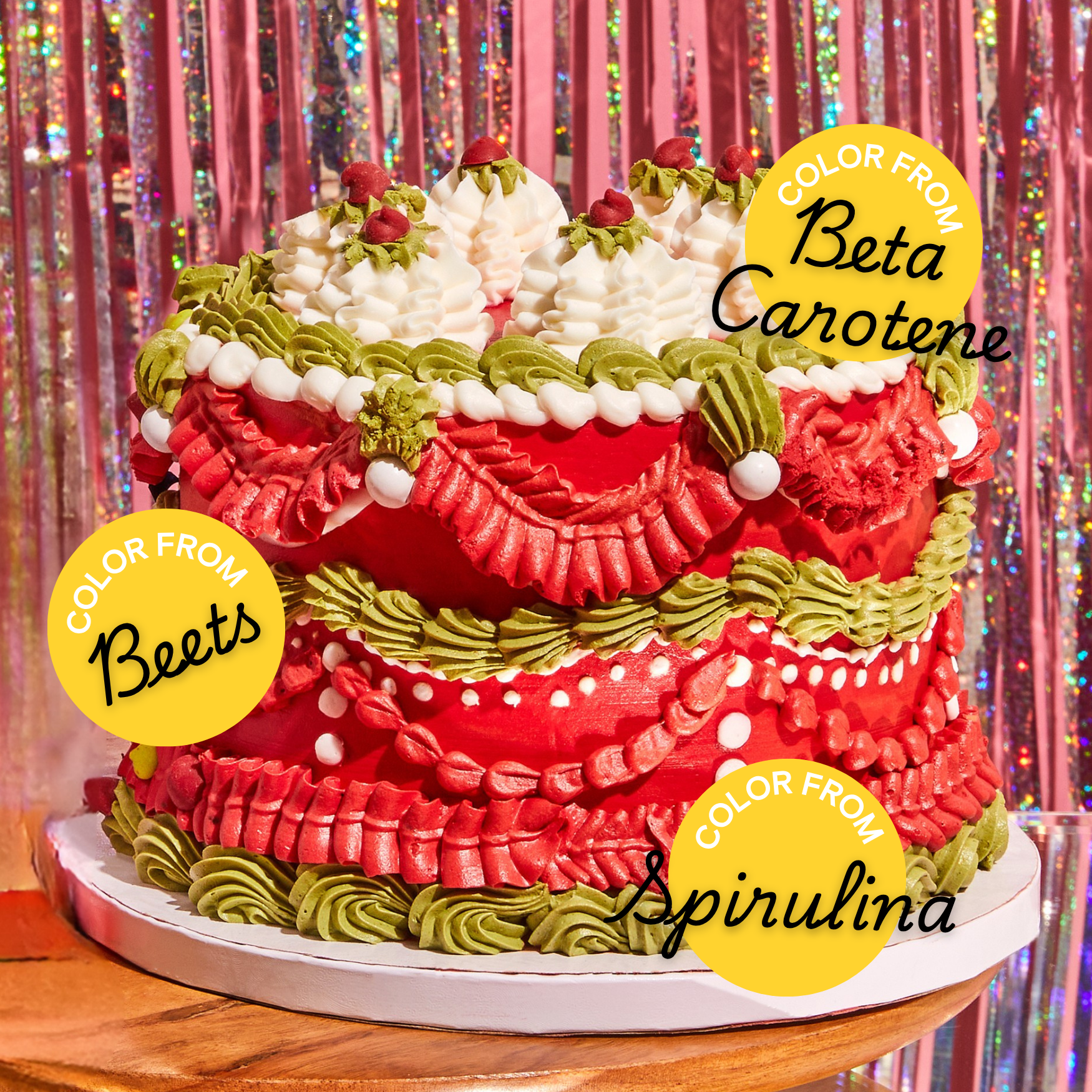 Supernatural – Großhandel Glasur – Pflanzliche Lebensmittelfarben – Festliche Farben3