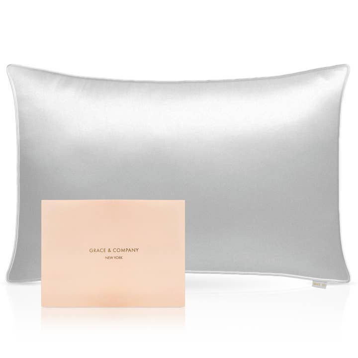 Silky Satin Pillowcase - Half Moon Bay for wholesale by GRACE & COMPANY
