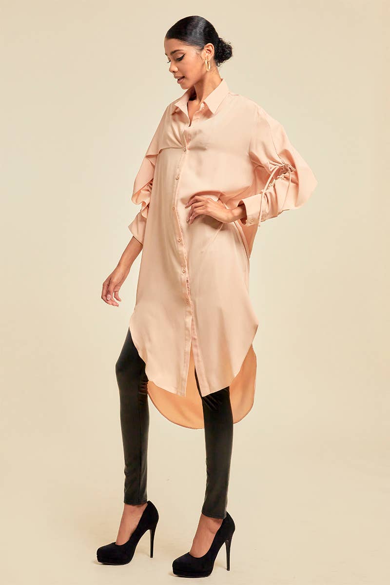 QMP Moda – Großhandel Kleid – Damen – ASYMMETRISCHES HEMDKLEID12