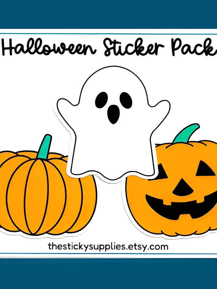 Halloween klistermærkepakke med 3 for engroshandel hos The Sticky Supplies