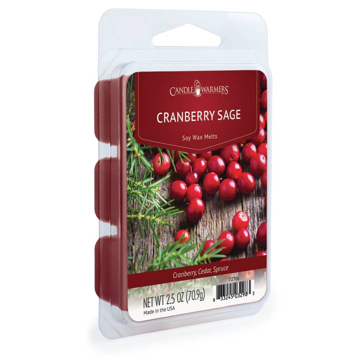 2,5 oz de sauge aux canneberges Wax Melt pour la vente par Candle Warmers Etc.