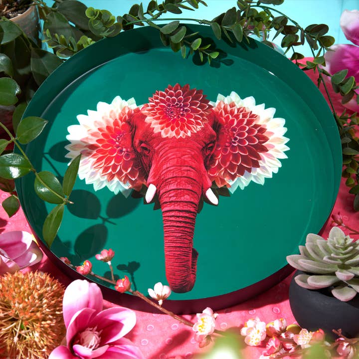 Gangzaï Design - Wholesale Decorative Tray - Pachiiii round tray2