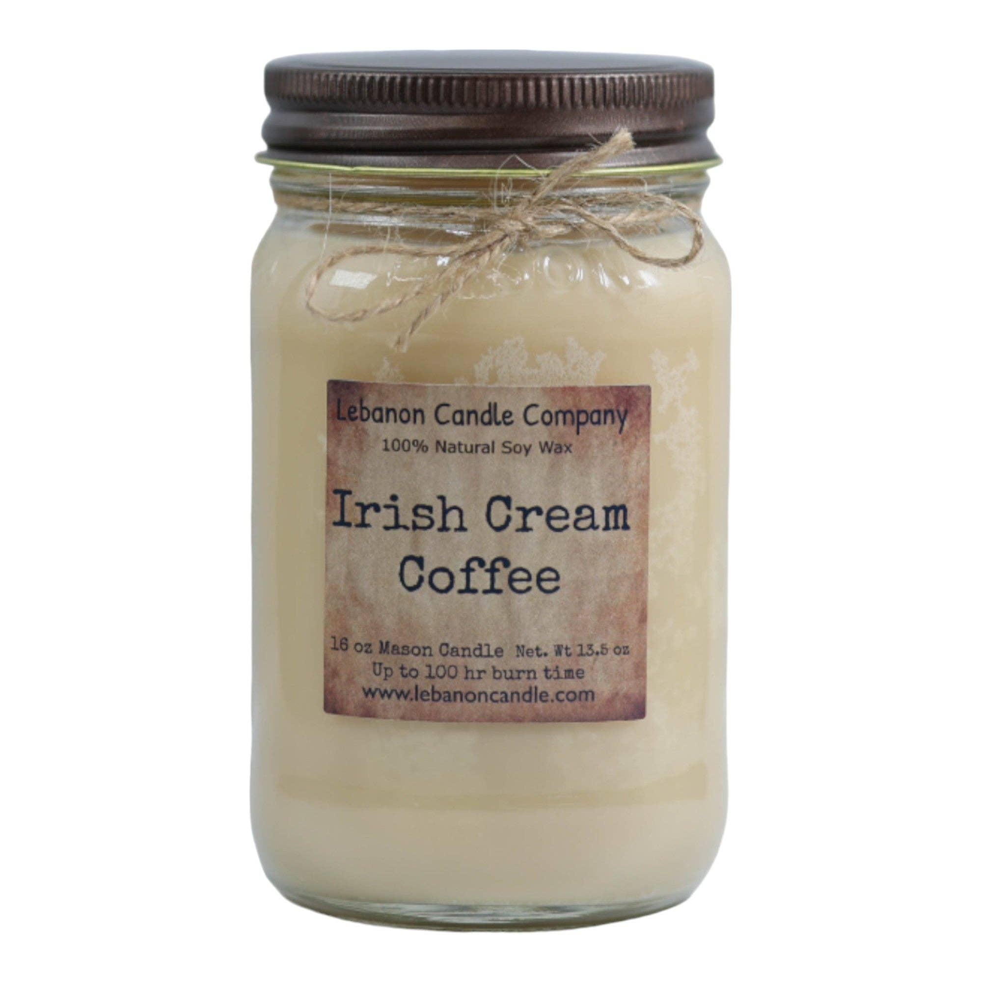 Lebanon Candle Company - Wholesale Jar/Filled Candle - Irish Cream Coffee Candle0