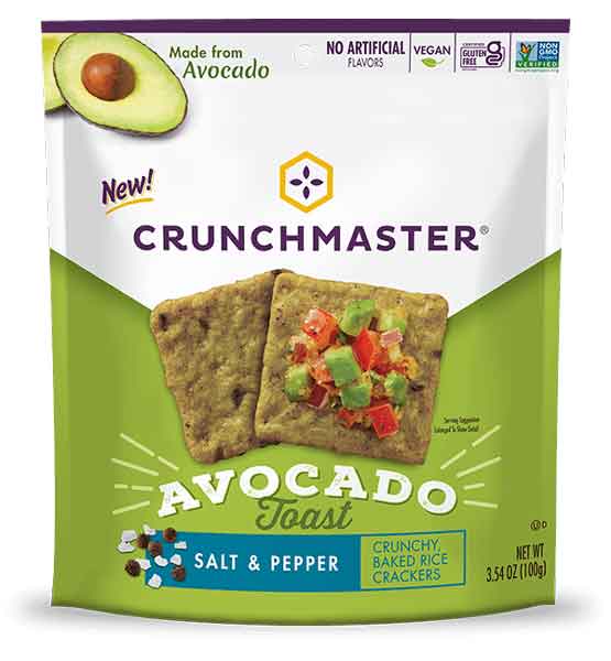 Hudson Meat Company - Wholesale Crackers - CRACKER AVOCADO TOAST SLT & PEP     -     CRUNCHMASTER0