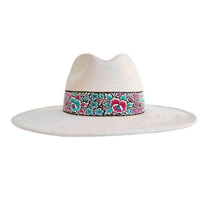 NOVA Women's Rancher Crown Beige Hat for wholesale by PETRA SAVAGE