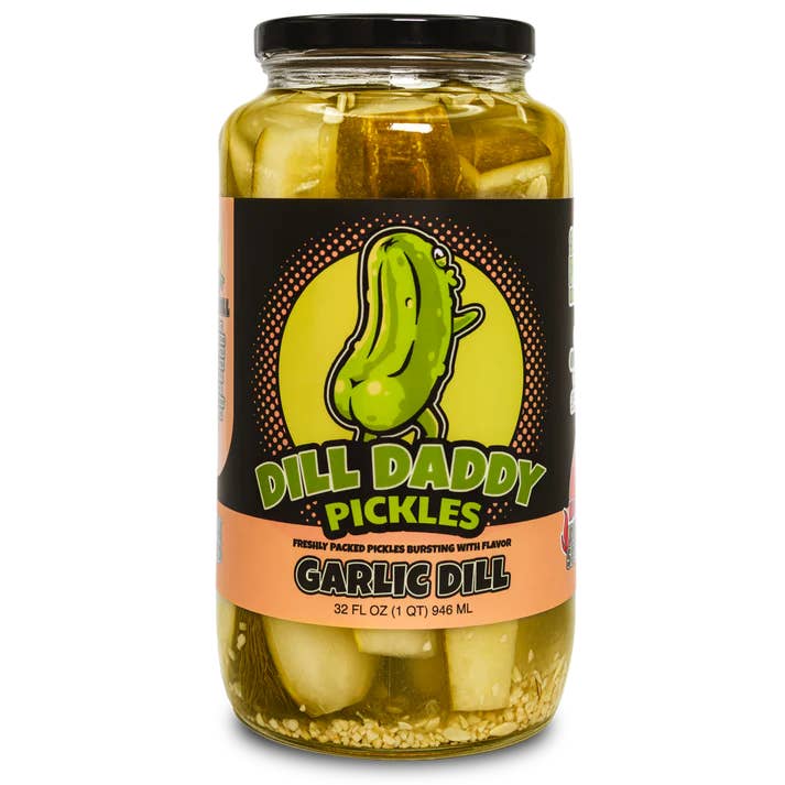 Garlic Dill - Pickle Spears (32 oz) for wholesale by Dill Daddy Pickles