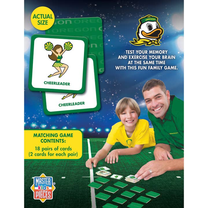 Masterpieces Puzzles - Wholesale Card Game - Oregon Ducks Matching Game