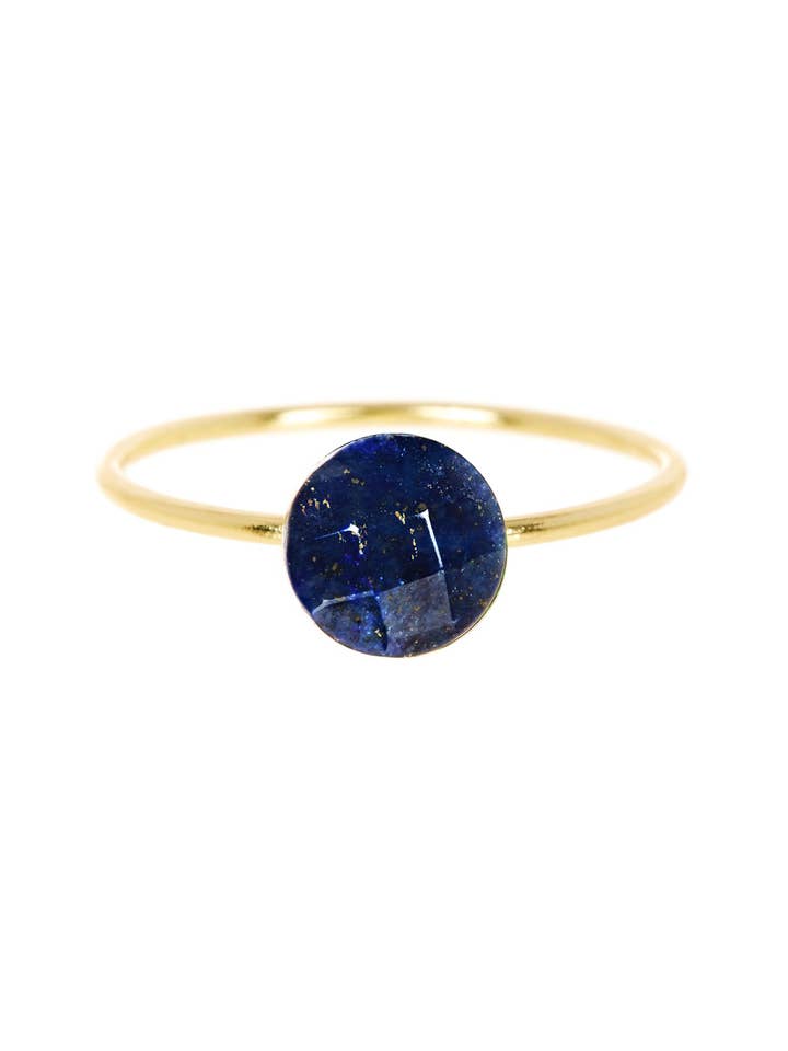 Lapis Rund Ring - GF för wholesale av Zoey Simmons