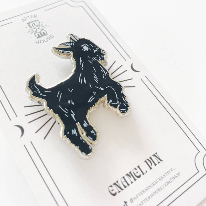 After Hours Creative - Wholesale Lapel Pin/Button - Goat Hard Enamel Pin1