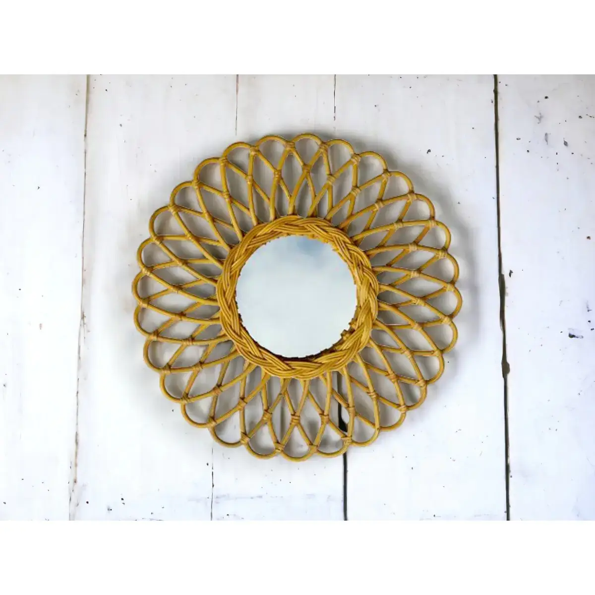 B A O B A B - Maison - Wholesale Wall Mirror - Vintage Round Rattan Mirror ATOM1