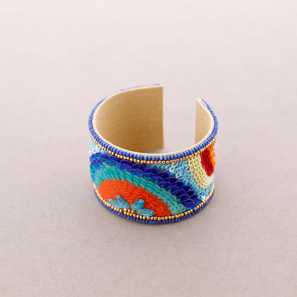 Sonata - Wholesale Bedelarmbandje - Verstelbare armband met pailletten3