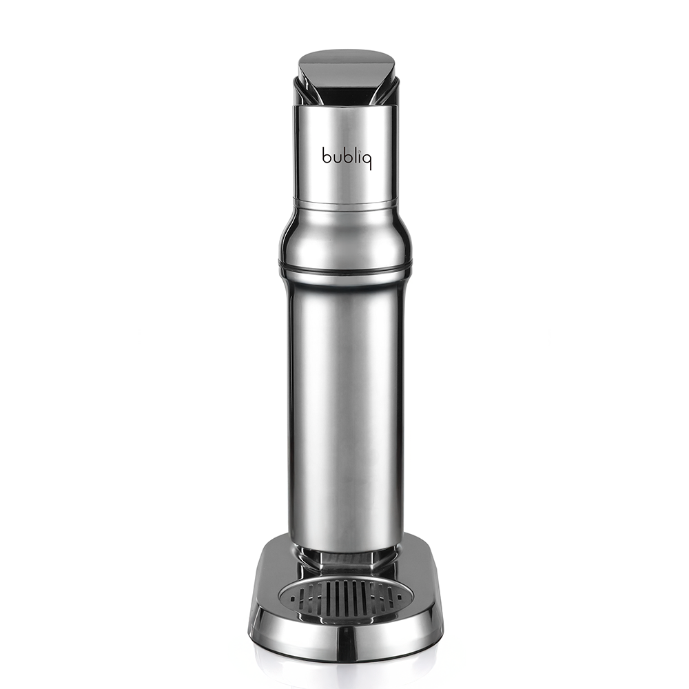 bubliq - Vendita all'ingrosso Elettrodomestici da cucina - bubliq glass carbonator in acciaio - macchina per acqua frizzante1