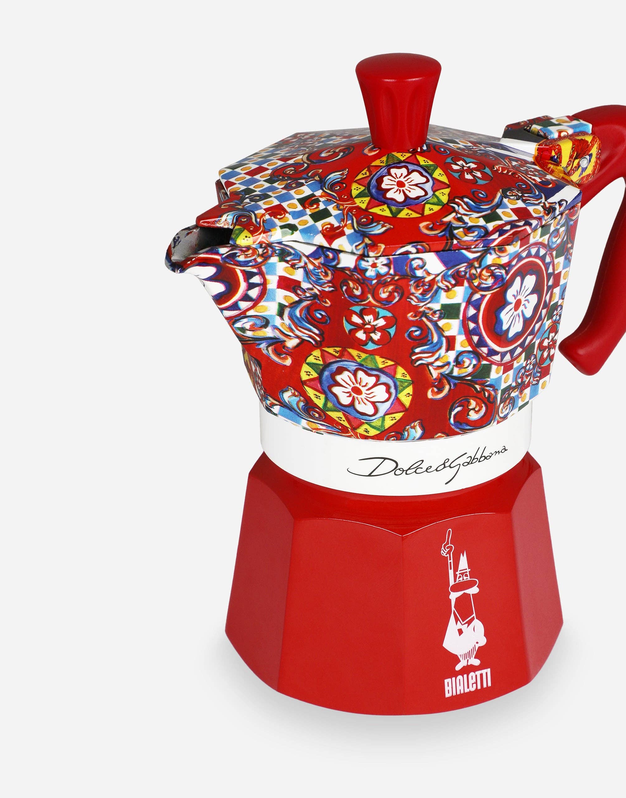 Red Bialetti X Dolce&Gabbana Sicilian Cart Moka Express for wholesale on Faire11