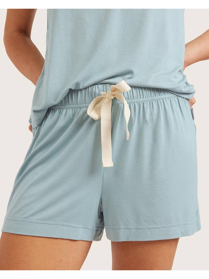 Goodnight Sleep Shorts - Mineral Blue for wholesale on Faire4