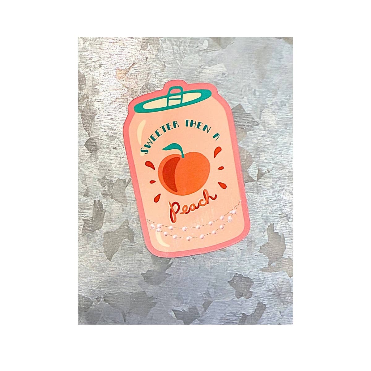 Typo Lettering Co - Wholesale Sticker - Sweeter then a peach showgirl waterproof sticker