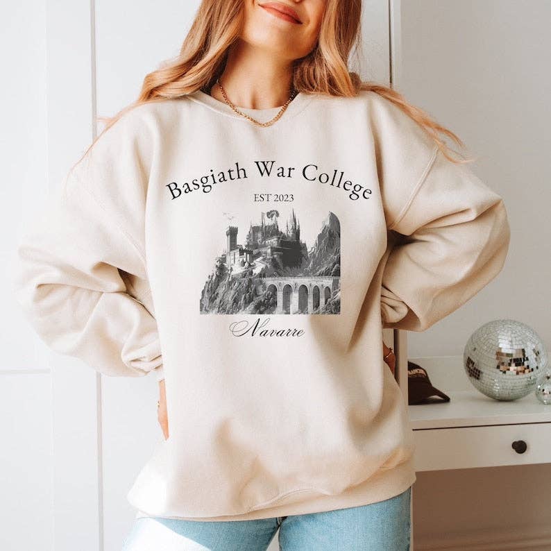 MagicMerchEmporium - Wholesale Graphic Sweatshirt - Women's - Basgiath War College Sweatshirt0