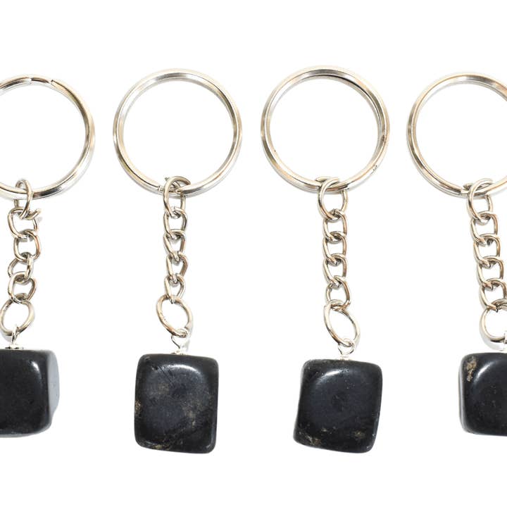 Soothing Crystals - Wholesale Keychain - Unisex - Gemstone Keychain | Black Tourmaline | Crystal Stone Keyring