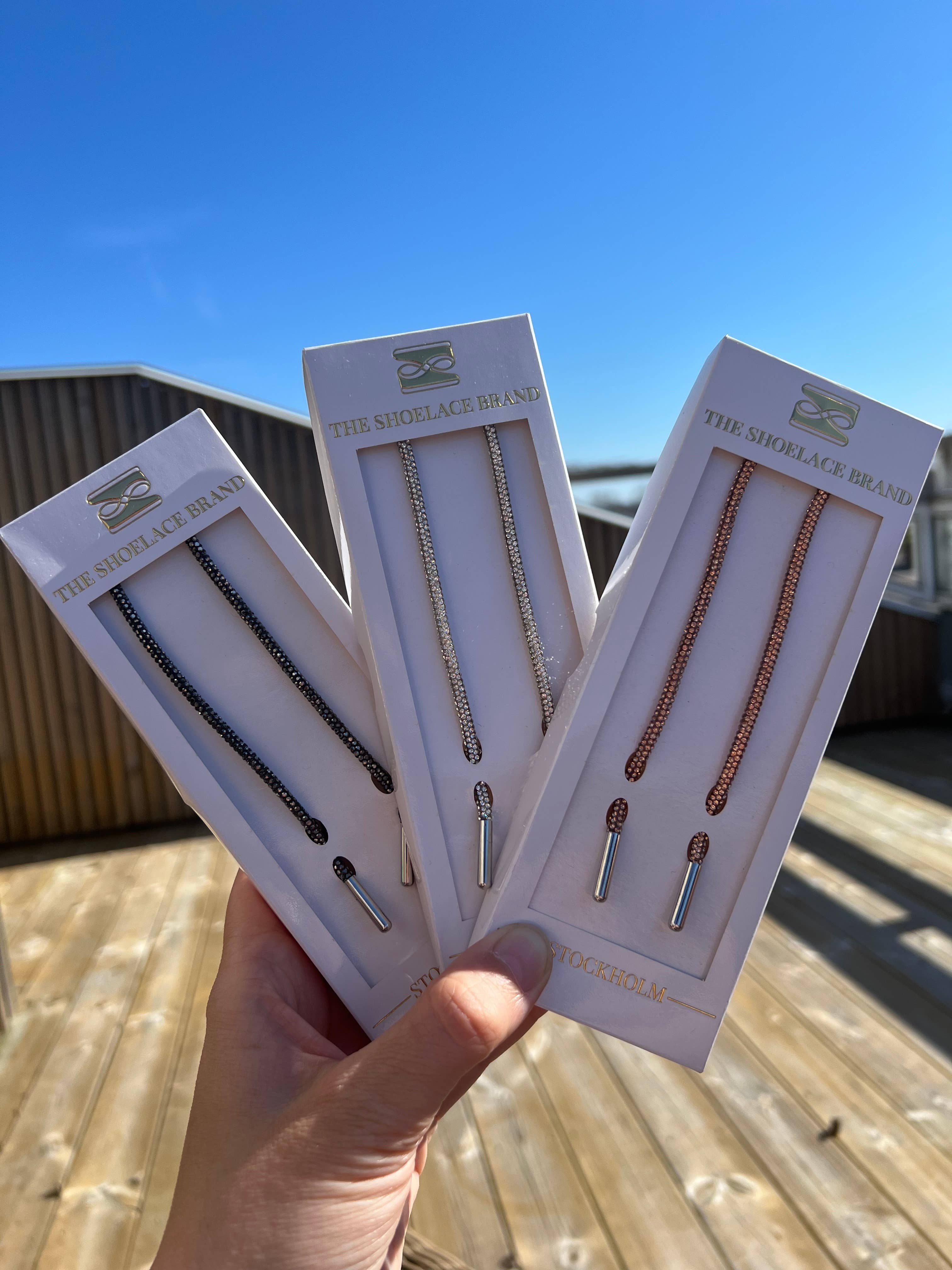 The Shoelace Brand - Wholesale Shoelaces - Unisex - Luxury Silver – Bestseller Rhinestone Shoelaces with Silver4